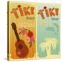 Two Cards For Tiki Bars-elfivetrov-Stretched Canvas