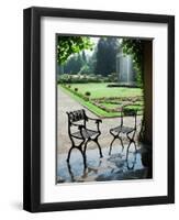 Two Cast-Iron Chairs Designed by Schinkel-Karl Friedrich Schinkel-Framed Giclee Print