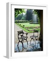 Two Cast-Iron Chairs Designed by Schinkel-Karl Friedrich Schinkel-Framed Giclee Print