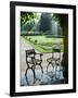 Two Cast-Iron Chairs Designed by Schinkel-Karl Friedrich Schinkel-Framed Giclee Print