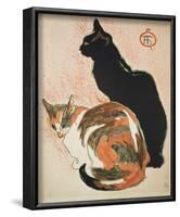 Two Cats, 1894-Théophile Alexandre Steinlen-Framed Art Print