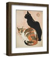 Two Cats, 1894-Théophile Alexandre Steinlen-Framed Art Print