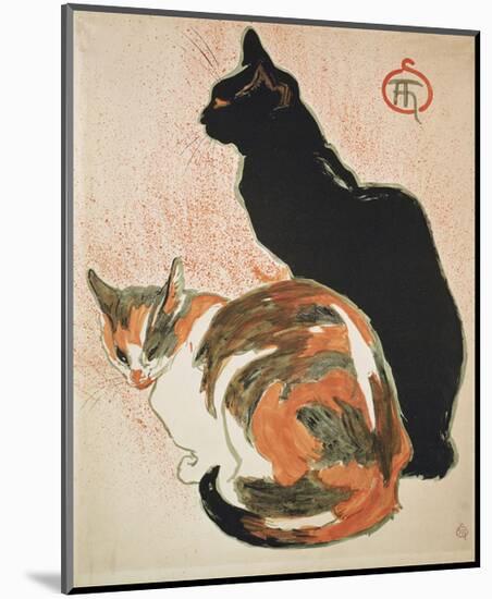 Two Cats, 1894-Théophile Alexandre Steinlen-Mounted Art Print