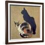 Two Cats, 1894-Théophile Alexandre Steinlen-Framed Giclee Print