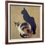 Two Cats, 1894-Théophile Alexandre Steinlen-Framed Giclee Print