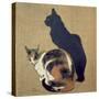 Two Cats, 1894-Théophile Alexandre Steinlen-Stretched Canvas