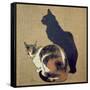Two Cats, 1894-Théophile Alexandre Steinlen-Framed Stretched Canvas