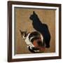 Two Cats, 1894-Theophile Alexandre Steinlen-Framed Giclee Print