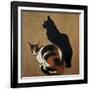 Two Cats, 1894-Theophile Alexandre Steinlen-Framed Giclee Print