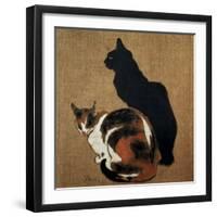 Two Cats, 1894-Theophile Alexandre Steinlen-Framed Giclee Print