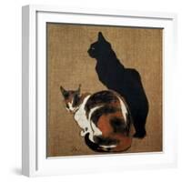 Two Cats, 1894-Theophile Alexandre Steinlen-Framed Giclee Print