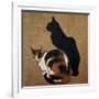 Two Cats, 1894-Theophile Alexandre Steinlen-Framed Giclee Print