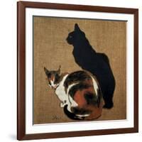 Two Cats, 1894-Theophile Alexandre Steinlen-Framed Giclee Print