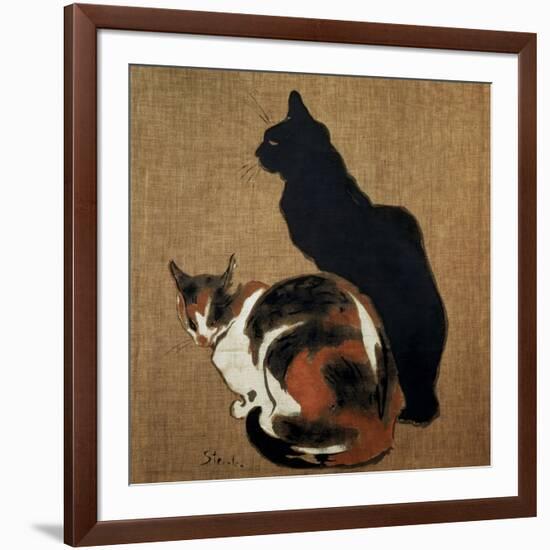 Two Cats, 1894-Theophile Alexandre Steinlen-Framed Giclee Print