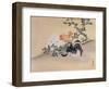 Two Cats, Illustration from 'The Kokka' Magazine, 1898-99-Japanese School-Framed Premium Giclee Print