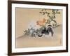 Two Cats, Illustration from 'The Kokka' Magazine, 1898-99-Japanese School-Framed Giclee Print