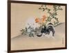 Two Cats, Illustration from 'The Kokka' Magazine, 1898-99-Japanese School-Framed Giclee Print