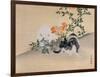 Two Cats, Illustration from 'The Kokka' Magazine, 1898-99-Japanese School-Framed Premium Giclee Print