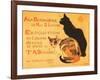 Two Cats, Steinlen Exhibit-null-Framed Art Print