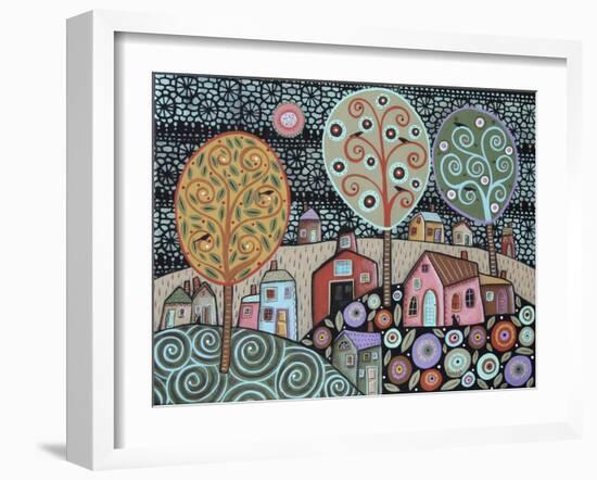 Two Cats Village 1-Karla Gerard-Framed Giclee Print