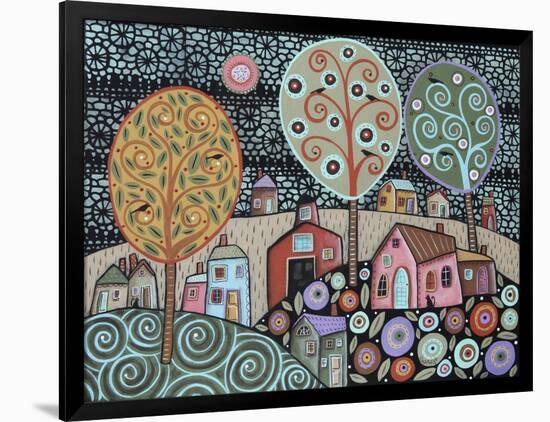 Two Cats Village 1-Karla Gerard-Framed Giclee Print