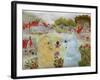 Two Cats with a Doll Kitten-Louis Wain-Framed Giclee Print