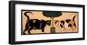 Two Cats-null-Framed Giclee Print