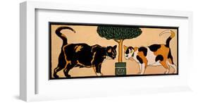 Two Cats-null-Framed Giclee Print