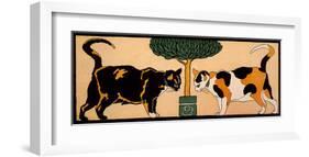 Two Cats-null-Framed Giclee Print