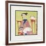 Two Cats-Hu Yongkai-Framed Giclee Print