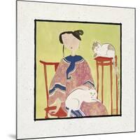 Two Cats-Hu Yongkai-Mounted Giclee Print