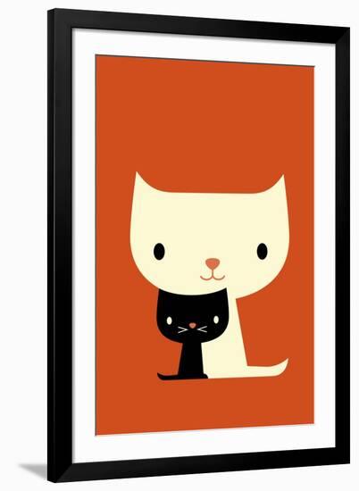 Two Cats-Dicky Bird-Framed Giclee Print