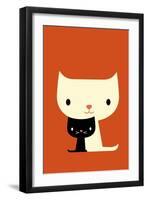 Two Cats-Dicky Bird-Framed Giclee Print