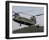 Two CH-47 Chinook Helicopters in Flight-Stocktrek Images-Framed Photographic Print
