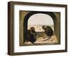 Two Chained Monkeys, 1562-Pieter the Elder Bruegel-Framed Premium Giclee Print