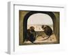 Two Chained Monkeys, 1562-Pieter the Elder Bruegel-Framed Premium Giclee Print