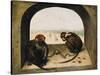 Two Chained Monkeys, 1562-Pieter the Elder Bruegel-Stretched Canvas