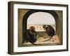 Two Chained Monkeys, 1562-Pieter the Elder Bruegel-Framed Giclee Print