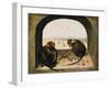 Two Chained Monkeys, 1562-Pieter the Elder Bruegel-Framed Giclee Print