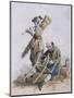 Two Chair Menders, Provincial Characters, 1804-William Henry Pyne-Mounted Giclee Print