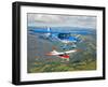 Two Champion Aircraft Citabrias in Flight-Stocktrek Images-Framed Photographic Print