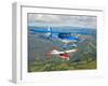 Two Champion Aircraft Citabrias in Flight-Stocktrek Images-Framed Photographic Print