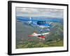 Two Champion Aircraft Citabrias in Flight-Stocktrek Images-Framed Photographic Print