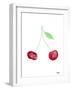 Two Cherries II-Nola James-Framed Art Print