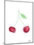 Two Cherries II-Nola James-Mounted Art Print