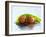 Two Cherry Tomatoes on a Basil Leaf-Roland Krieg-Framed Photographic Print