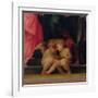 Two Cherubs Reading, Detail from Madonna and Child with Saints, 1518-Rosso Fiorentino (Battista di Jacopo)-Framed Giclee Print