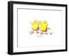 Two Chicks-Jennifer Zsolt-Framed Giclee Print