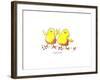 Two Chicks-Jennifer Zsolt-Framed Giclee Print