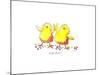 Two Chicks-Jennifer Zsolt-Mounted Giclee Print